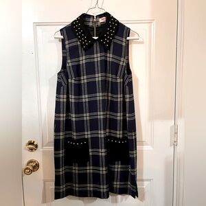 Juicy Couture plaid Tartan Eton dress size 4